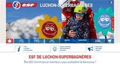 Desktop Screenshot of esf-superbagneres.com